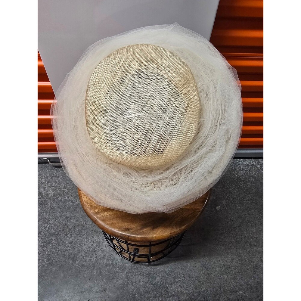 Marzi Firenze Neiman Marcus Italian Natural Straw Hat - Picture 2 of 7